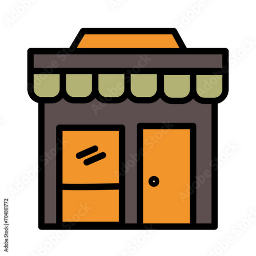 Market City Park Filled Ouline Icon