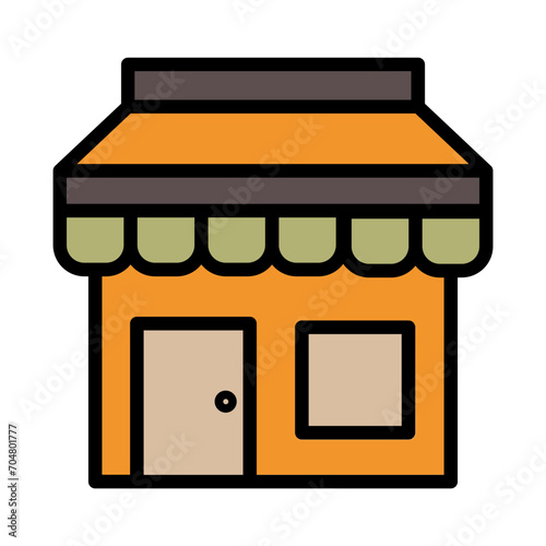 Market City Park Filled Ouline Icon