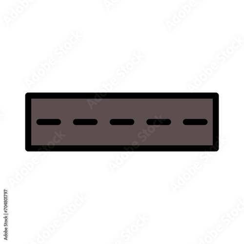 Road City Park Filled Ouline Icon