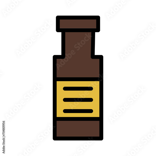 Bottle Fabric Jar Filled Outline Icon