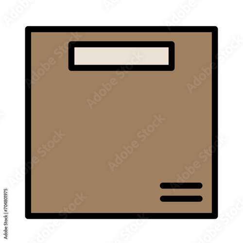 Box Cargo Pack Filled Outline Icon