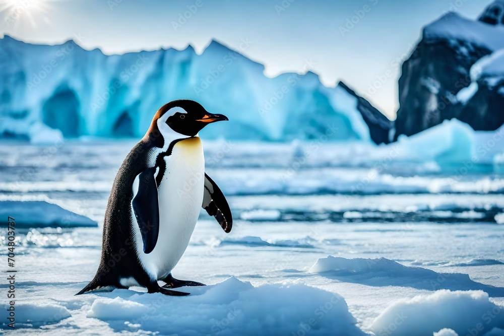 Write a letter from one penguin to another expressing gratitude for a helpful act