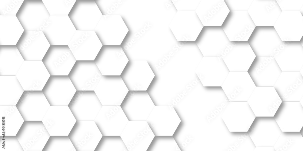 Seamless pattern with hexagonal white and gray technology line paper background. Hexagonal 3d vector grid tile and mosaic structure mess cell. white and gray hexagon honeycomb geometric copy space. Seamless pattern with hexagonal white and gray technology line paper background. Hexagonal 3d vector grid tile and mosaic structure mess cell. white and gray hexagon honeycomb geometric copy space.