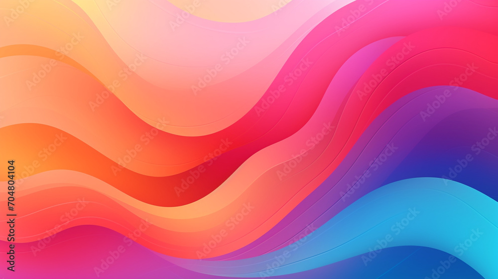 Colorful fluid background dynamic textured geometric element. Modern gradient light vector illustration, Generate AI.