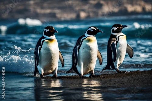 Explore the bond between a penguin and its lifelong mate in a heartwarming story