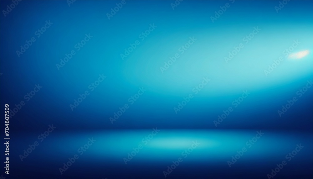 Midnight Hues: Smooth Gradient Blue Abstract with Black Vignette