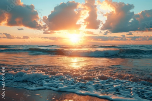 Beautiful seascape at sunset. © IMAGE