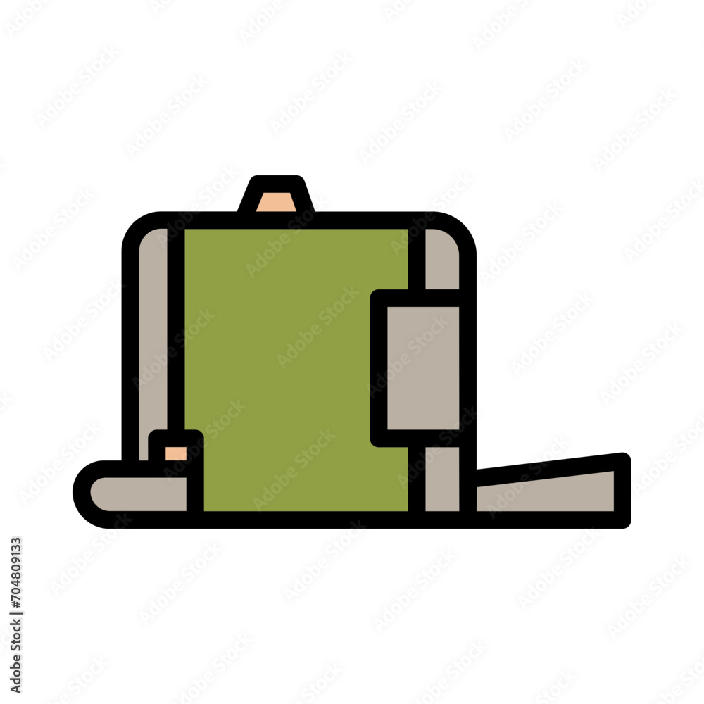 Fototapeta premium Cap Clothing Hat Filled Outline Icon
