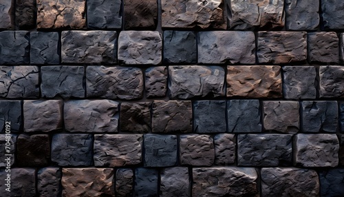 A detailed castle brick wall background