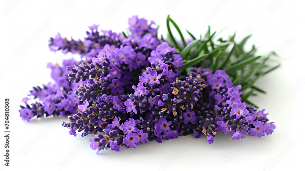 lavender flowers isolated on white background lavender flowers isolated on white background