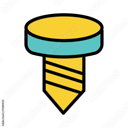 Body Microdermal Tool Filled Outline Icon