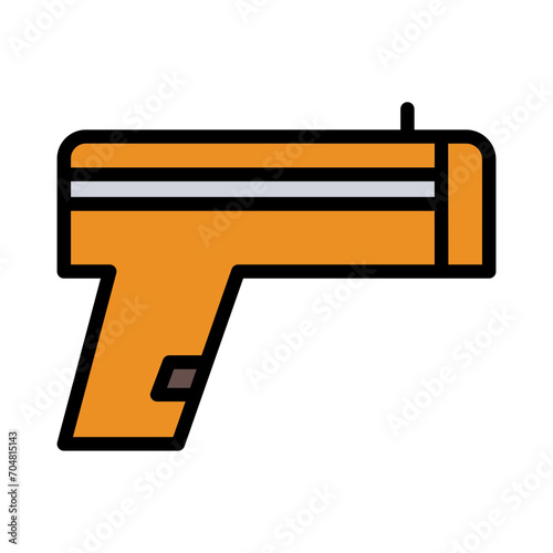 Arm Pistol Gun Filled Outline Icon