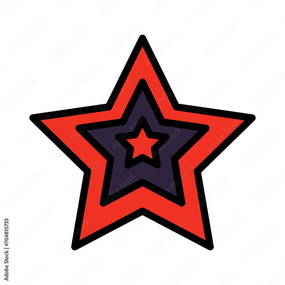 Star Favourite Rate Filled Outline Icon Star Favourite Rate Filled Outline Icon