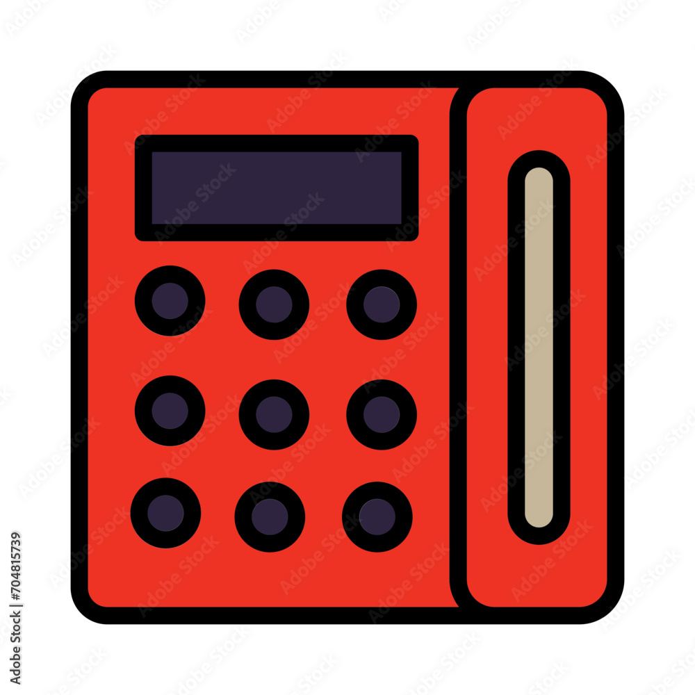 Telephone Phone Call Filled Outline Icon Telephone Phone Call Filled Outline Icon