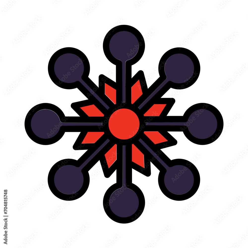 Flower Petals Shapes Filled Outline Icon Flower Petals Shapes Filled Outline Icon