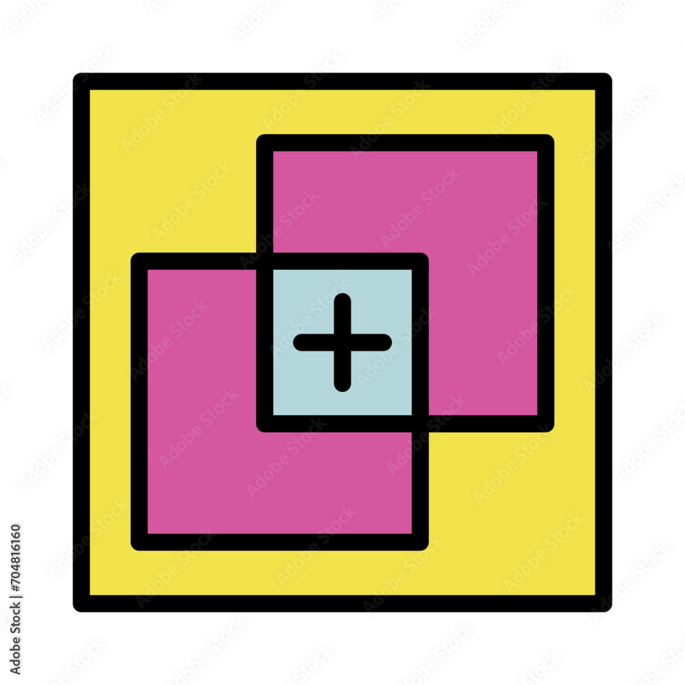 Layers Paint Shapes Filled Outline Icon Layers Paint Shapes Filled Outline Icon