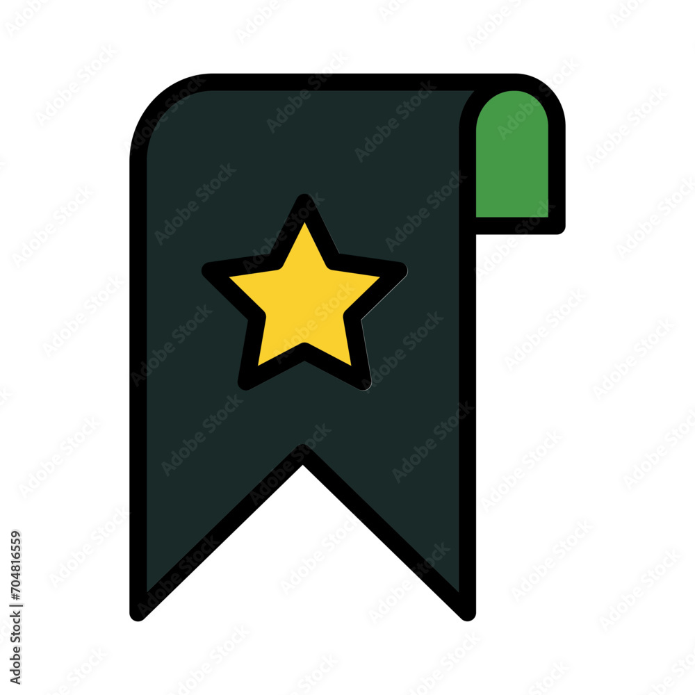 Badge Rate Star Filled Outline Icon Badge Rate Star Filled Outline Icon