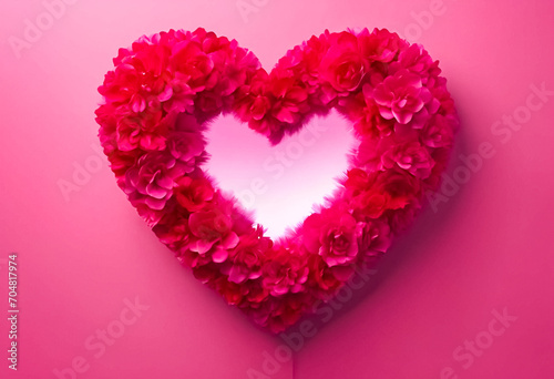 AI Generative illustration of a Valentines Day concept design