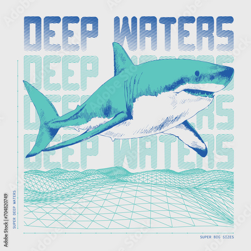 deep waters shark design