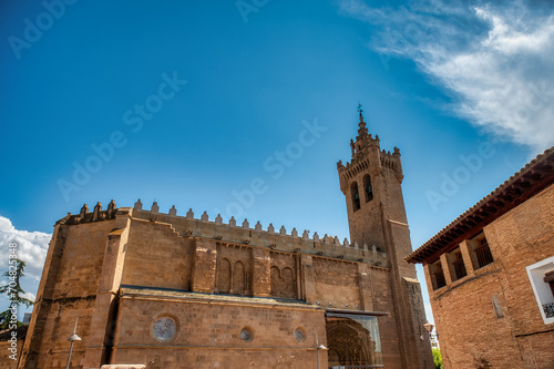 Church of San Salvador, Ejea de los Caballeros is a Spanish city and municipality in the province of Zaragoza, in the autonomous community of Aragon. It is located in the Cinco Villas region. Spain photo