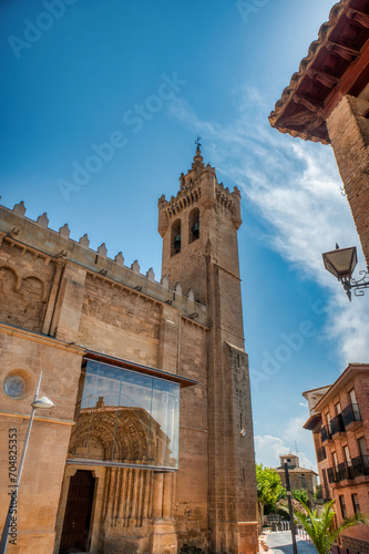 Church of San Salvador, Ejea de los Caballeros is a Spanish city and municipality in the province of Zaragoza, in the autonomous community of Aragon. It is located in the Cinco Villas region. Spain photo