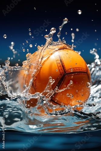 orange and water splash © urwa