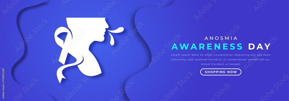Anosmia Awareness Day Paper cut style Vector Design Illustration for Background, Poster, Banner, Advertising, Greeting Card Anosmia Awareness Day Paper cut style Vector Design Illustration for Background, Poster, Banner, Advertising, Greeting Card