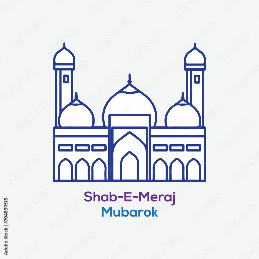 Shab-e-Meraj Social Media Post Design