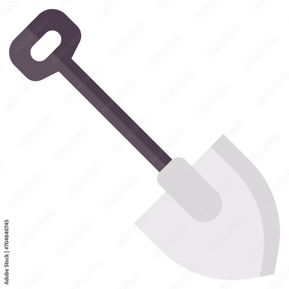 shovel flat vector icon shovel flat vector icon