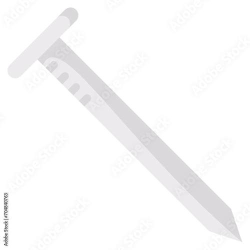 nail flat vector icon