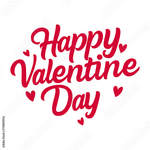 typography happy valentine day