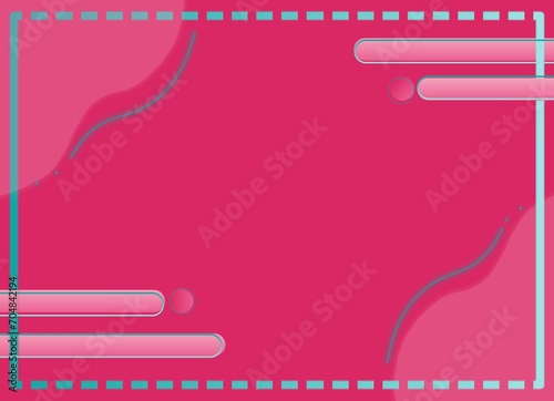 Pink background  with frame for business