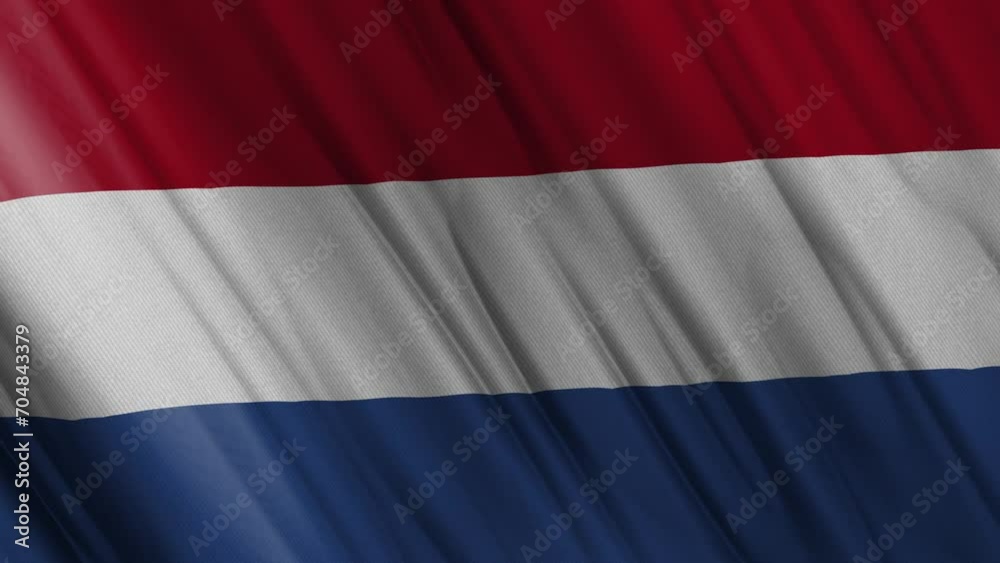 Netherlands Waving Flag. National 3d Netherlands Flag Waving. Dutch Flag 4k Resolution Background. Dutch Flag Closeup Netherlands Waving Flag. National 3d Netherlands Flag Waving. Dutch Flag 4k Resolution Background. Dutch Flag Closeup