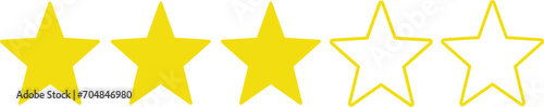 Three rating star