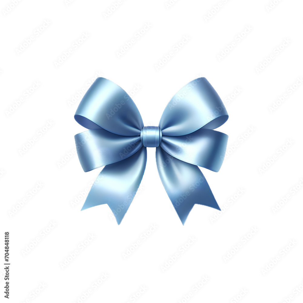 blue bow on a transparent background blue bow on a transparent background