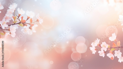 Spring background blur,holiday wallpaper. - generative ai © Nia™