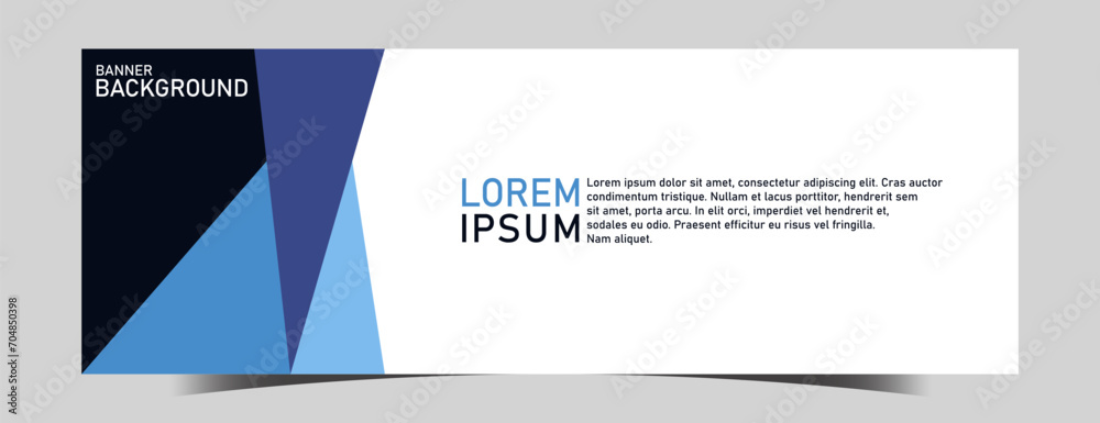 Fototapeta premium Vektor abstrak banner background illustration eps 10 