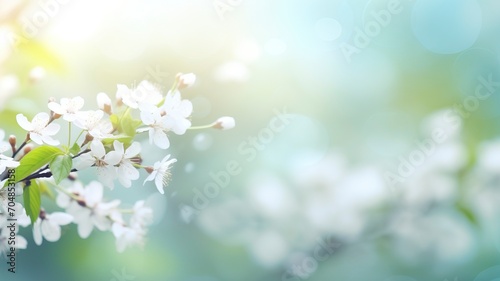 Spring background blur,holiday wallpaper. - generative ai