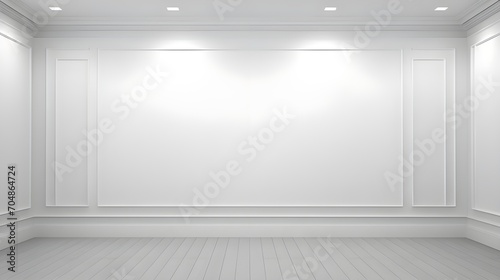 Empty room  white light  shadow  floor  wall 