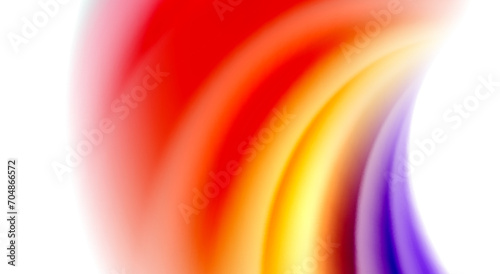Color mixing liquid rainbow shape background