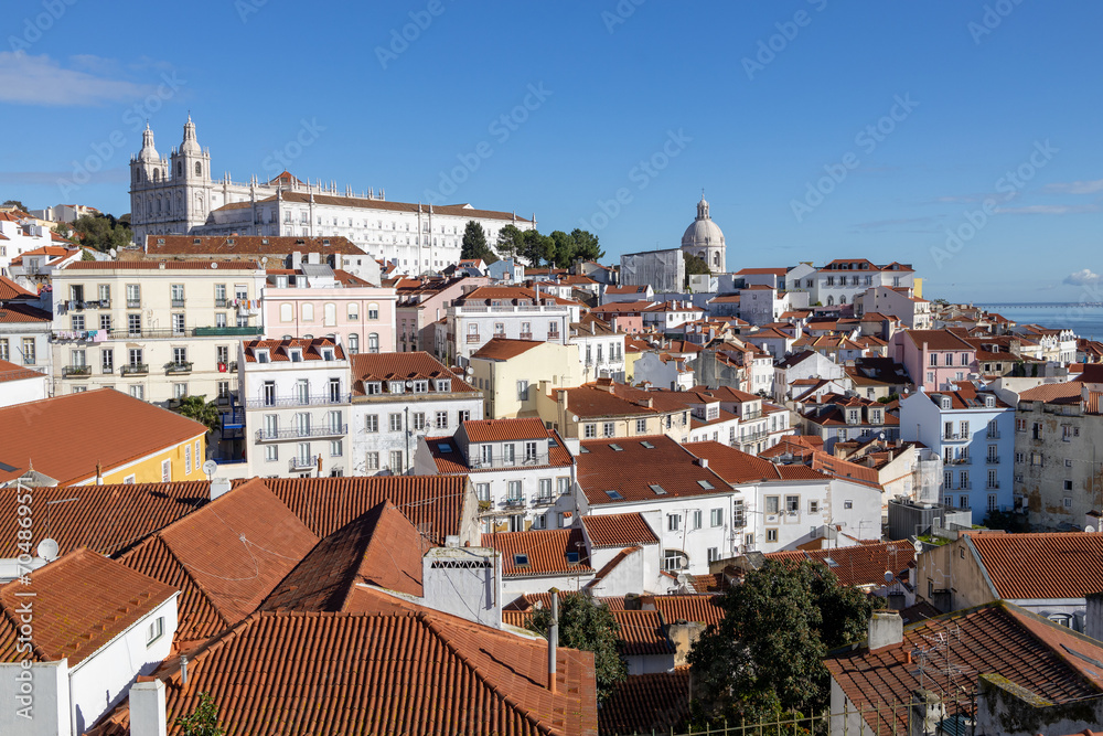 roof view of Lisbon city