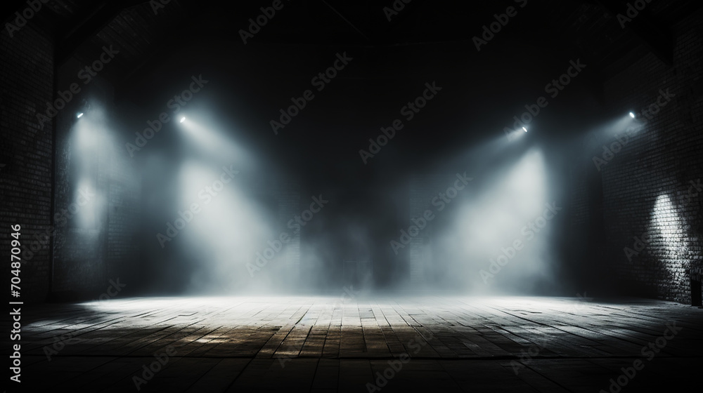 Empty background scene. light in the dark. Night view of the street, the city. Abstract dark background. Empty background scene. light in the dark. Night view of the street, the city. Abstract dark background.