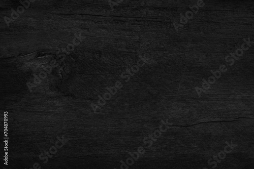Wood texture black background of the wood blank for design. photo