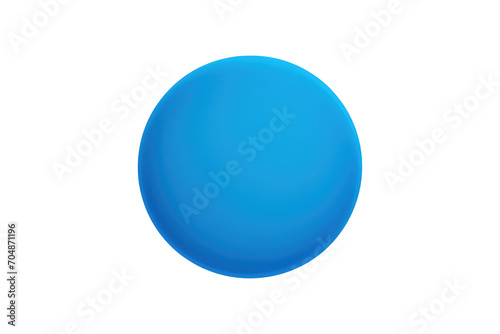 blue color isolated on white