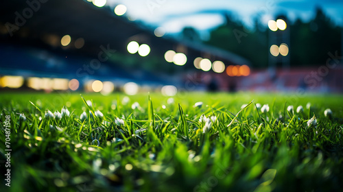 soccer field and the bright lights © alexkich