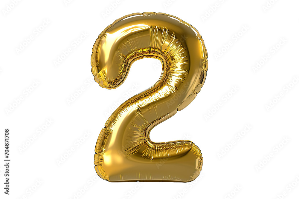 Inflatable gold letter 