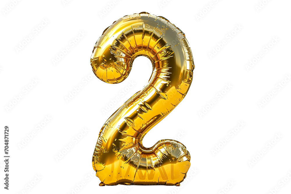Inflatable gold letter 
