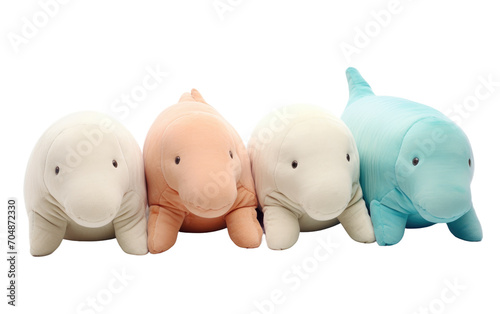 Dugong Toddler Toys isolated on transparent Background © Sehar