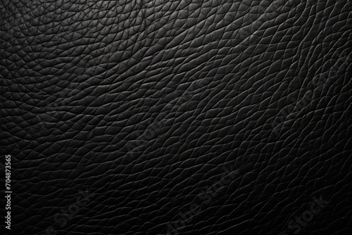 Black leather background. Created with Ai