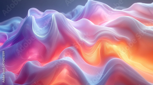 abstract background with glowing lines, lights, and wave effect